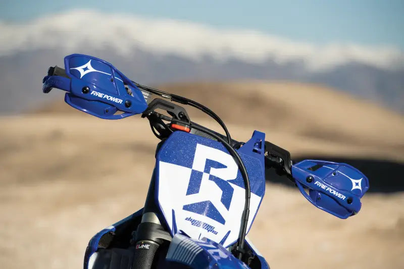 1 1/8" Closed Handguard Blue - FIRE POWER