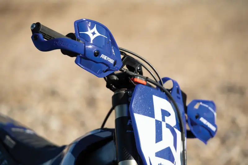 1 1/8" Closed Handguard Blue - FIRE POWER