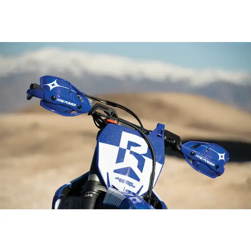 1 1/8" Closed Handguard Blue - FIRE POWER