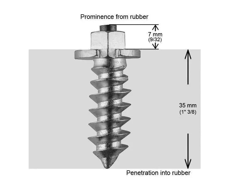 IGRIP 1 9/16" 40mm Shoulder Studs Qty 1000