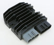 Black finned regulator rectifier with two connectors for OEM specifications 10-022
