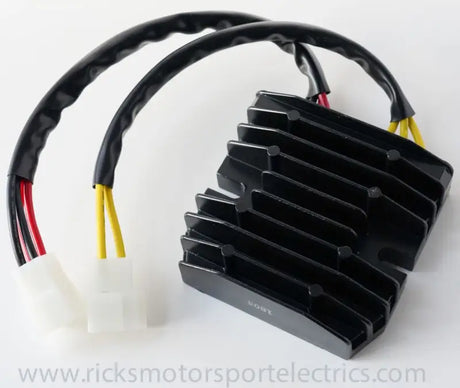Black motorcycle 10-029h regulator rectifier with wiring harness for better voltage control