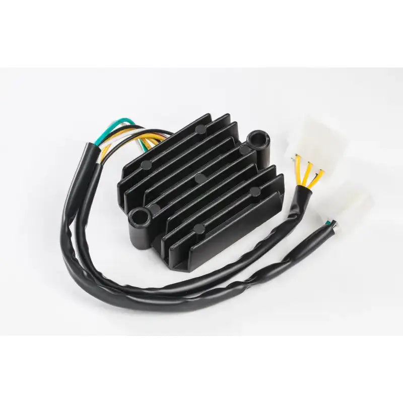 Black finned rectifier regulator with wiring harnesses for RV parts & accessories