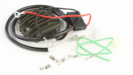 Motorcycle 10-135h regulator rectifier with wiring harness for reliable voltage control