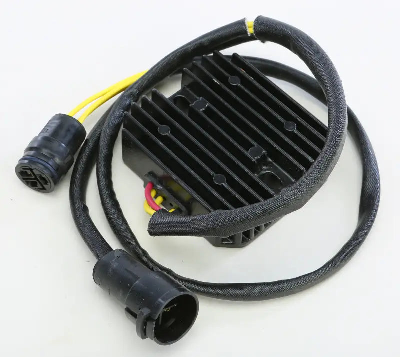 Black voltage regulator with wiring harness for 10-150 Rectifier / Regulator, perfect RV parts & accessories or truck parts