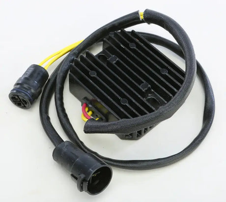 Black voltage regulator with wiring harness for 10-150 Rectifier / Regulator, perfect RV parts & accessories or truck parts