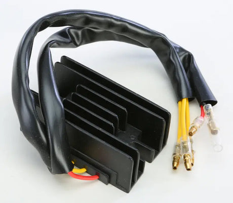 Black motorcycle voltage regulator with wiring for rectifier regulator RV parts & accessories