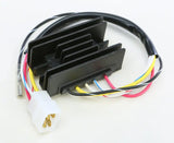 Black finned rectifier regulator with wiring harness for RV parts & accessories or truck parts
