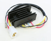 Black finned rectifier regulator with wiring harness for RV parts & accessories or truck parts