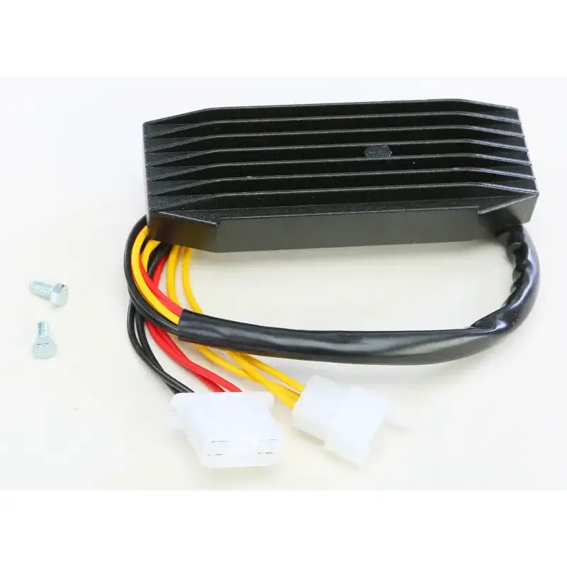 Black voltage regulator with wiring harness for 10-220 rectifier regulator RV parts & accessories