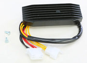 Black voltage regulator with wiring harness for 10-220 rectifier regulator RV parts & accessories
