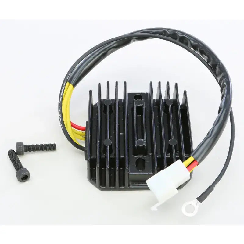 Black 10-223H regulator rectifier Suz with wiring and screws for motorcycles