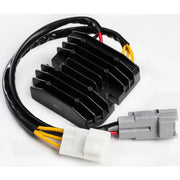 Black finned voltage regulator with wiring harnesses for 10-233H regulator, 1-year warranty
