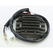 Black finned rectifier regulator with white multi-pin connector for RV parts & accessories