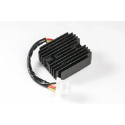 Black finned regulator rectifier with wiring harness for RV parts & accessories