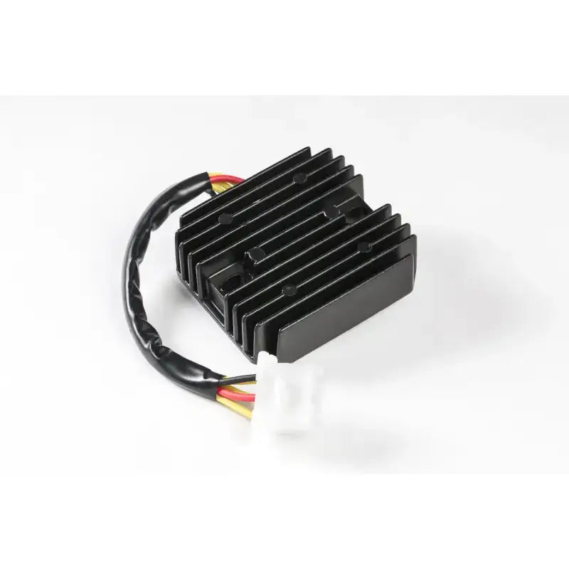 Black finned regulator rectifier with wiring harness for RV parts & accessories