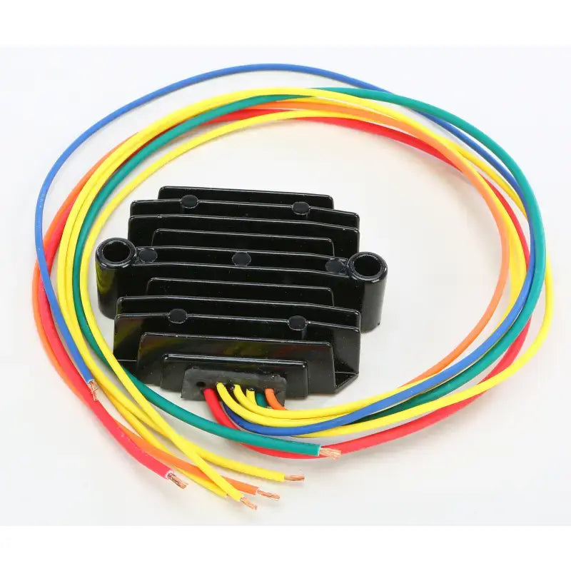 Black voltage regulator with colorful wires for 10-504 rectifier regulator RV parts & accessories