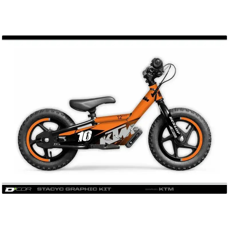 D-COR 10-80-205 Graphic Kit Stacyc Ktm Graphic Kit Stacyc 12" & 16"