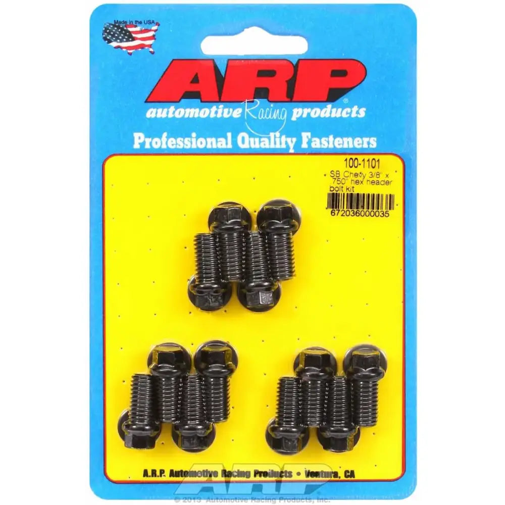 100-1101 ARP Fasteners Exhaust Header Bolt For Use With Chevy Small
