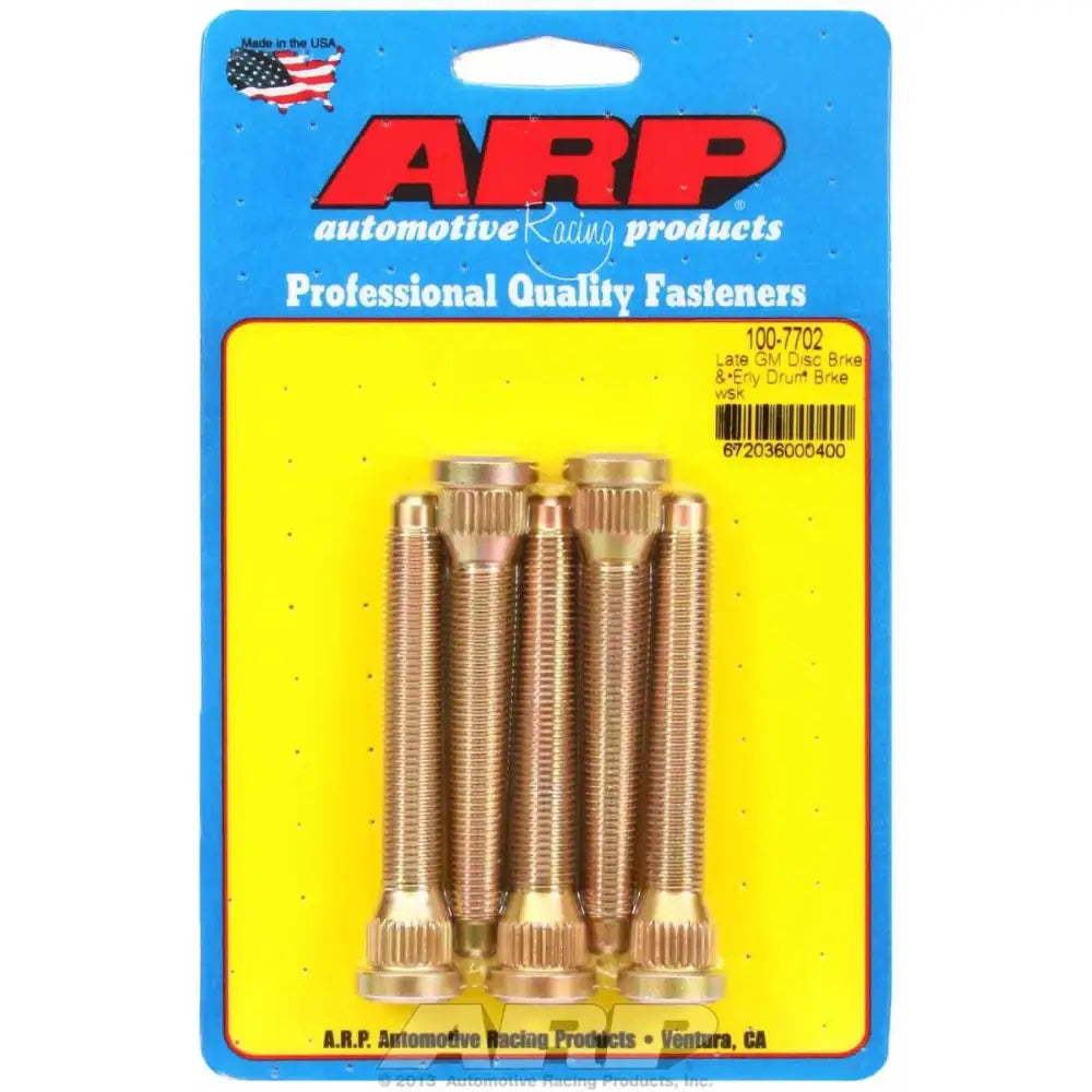 100-7702 ARP Fasteners Wheel Stud 7/16 Inch - 20 Thread Size