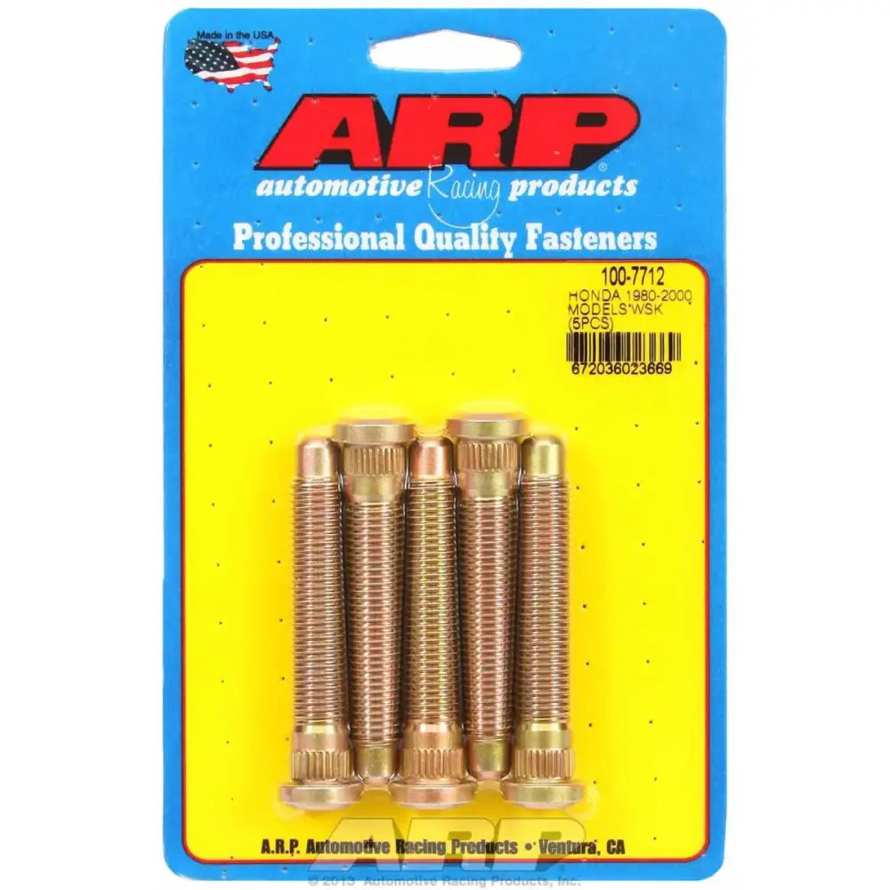 100-7712 ARP Fasteners Wheel Stud 12 Millimeter x 1.5 Inch Thread Size