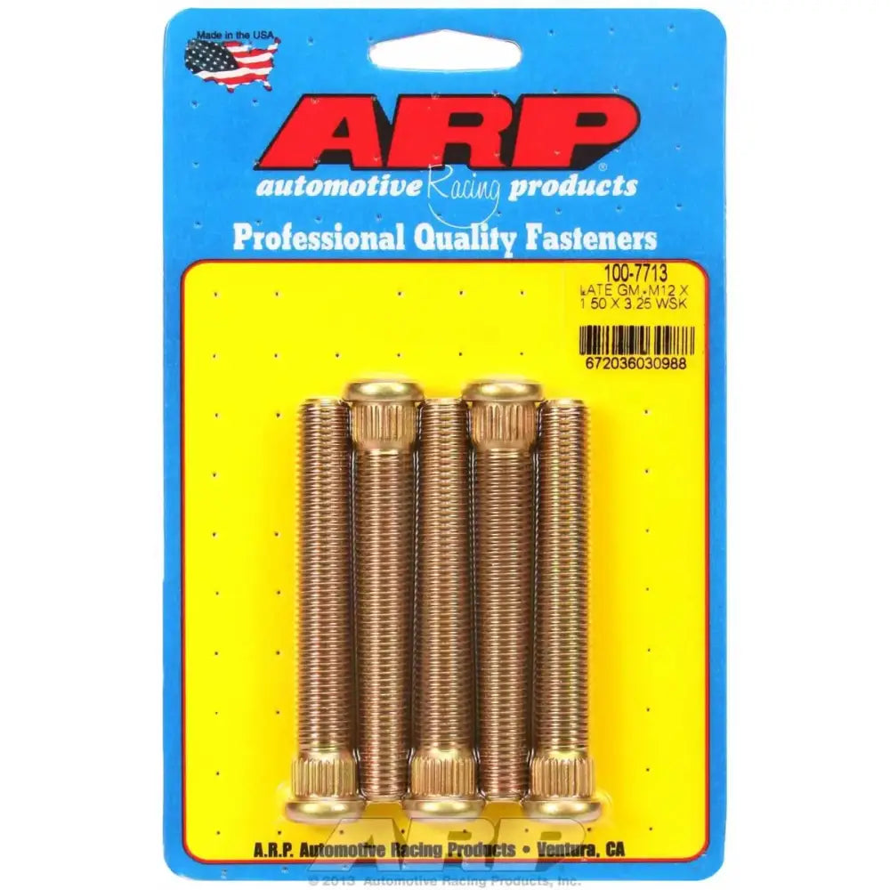 100-7713 ARP Fasteners Wheel Stud 12 Millimeter x 1.5 Inch Thread Size