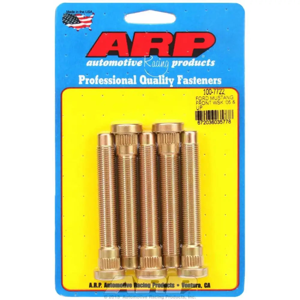 100-7722 ARP Fasteners Wheel Stud 1/2 Inch - 20 Thread Size