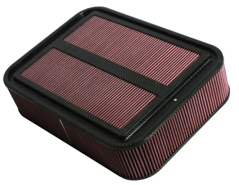 K&N Engineering 100-8591 K&N Custom Racing Assembly Carbon Fiber 4in Air Box w/o Base - Large