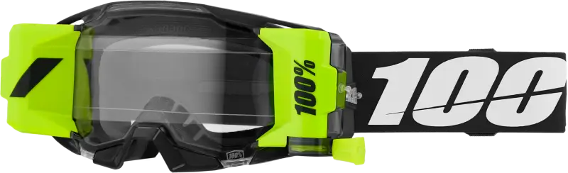 100% Armatic Forecast Goggle with Black Clear Lens - Model 50061-00001 - 100-PERCENT