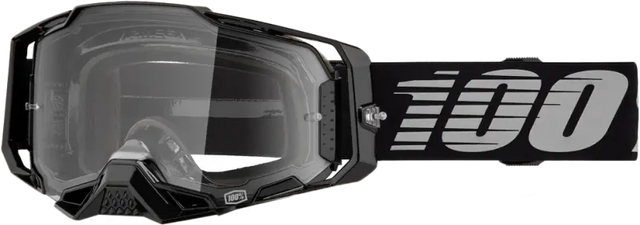 100% ARMEGA Goggle Black Clear Lens - Part Number 50004-00030 - 100-PERCENT
