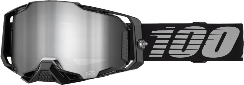 100% Armega Goggle with Black Mirror Silver Lens - Part Number 50005-00030 - 100-PERCENT