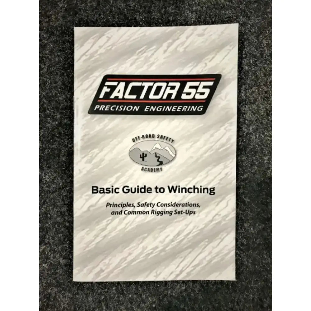 10000 Factor 55 Basic Guide To Winching Manual - RV and Auto Parts
