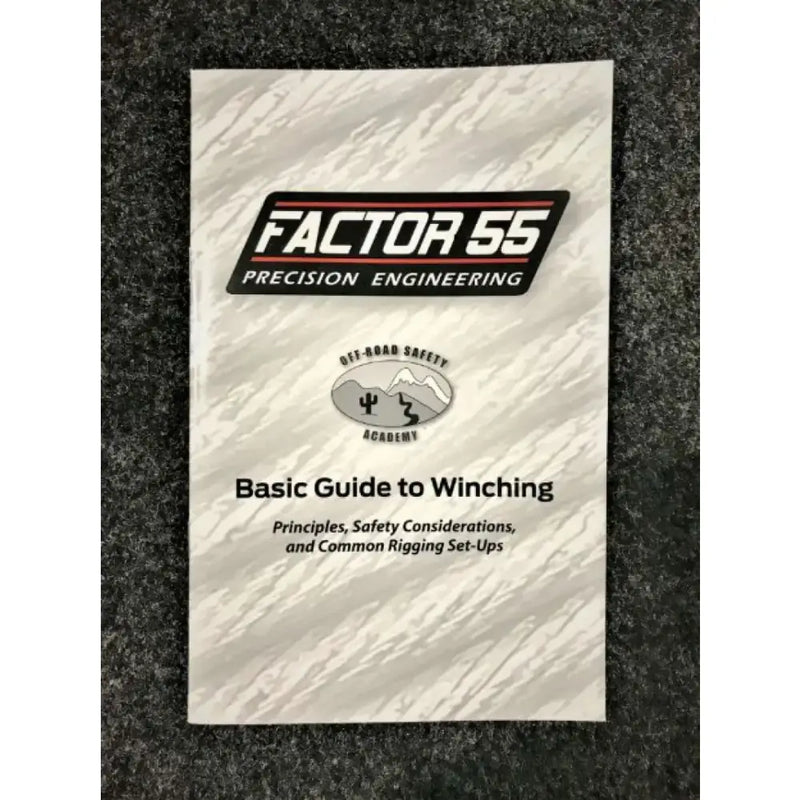 10000 Factor 55 Basic Guide To Winching Manual - RV and Auto Parts