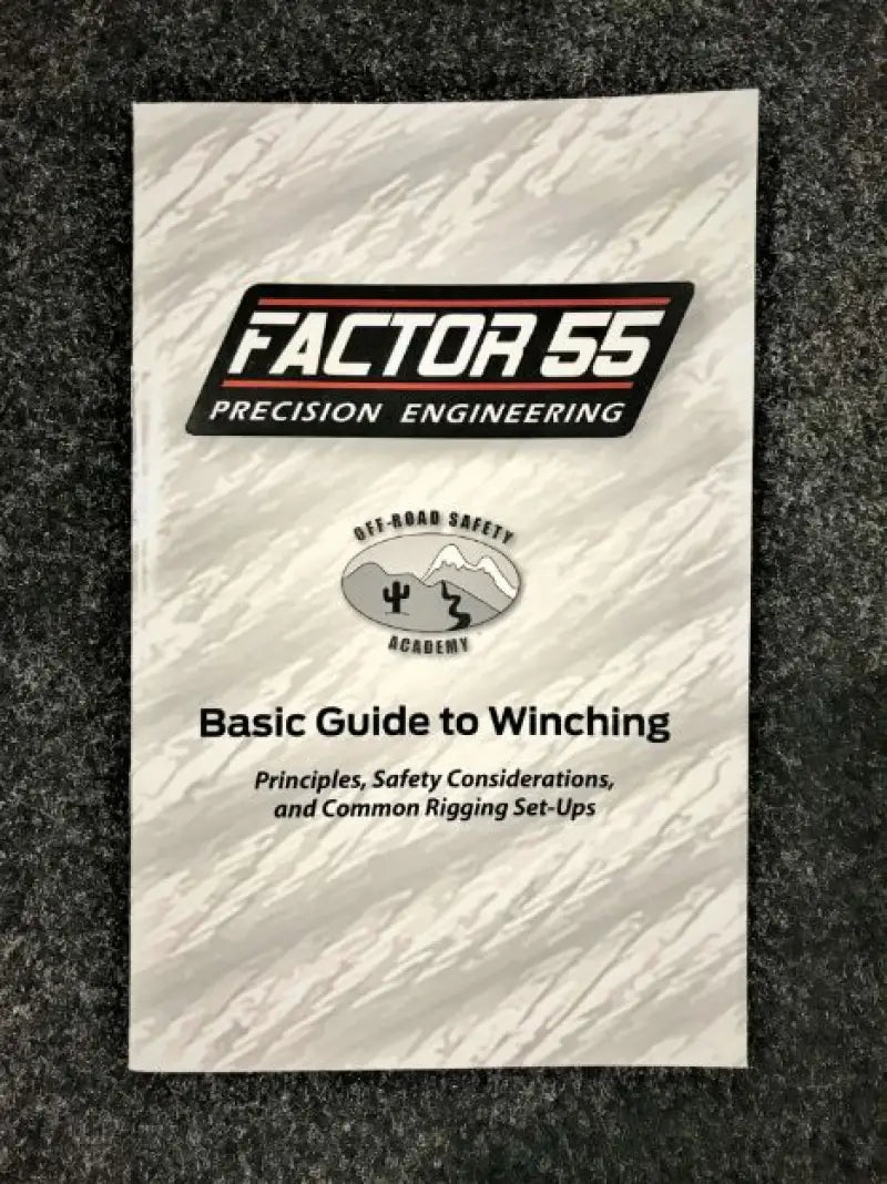10000 Factor 55 Basic Guide To Winching Manual - RV and Auto Parts