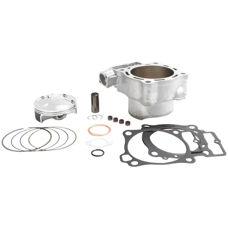 Motorcycle cylinder kit with piston for standard bore cylinder rebuilds
