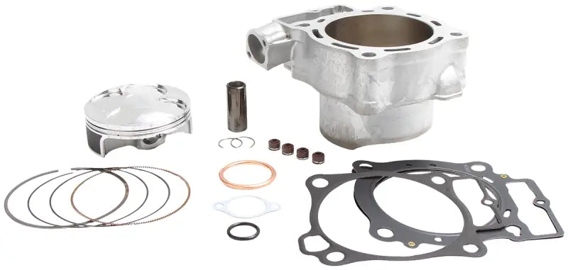 Motorcycle cylinder kit with piston for standard bore cylinder rebuilds