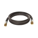 Black rubber hose with brass fittings for Flame King propane tank high-quality hose