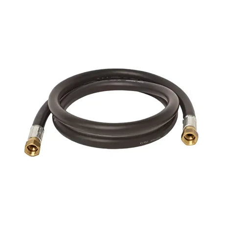 Black rubber hose with brass fittings for Flame King propane tank high-quality hose
