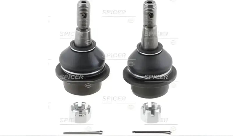 Dana Spicer ball joint kit with two ball joints, nuts, and cotter pins for Jeep Wrangler Jl