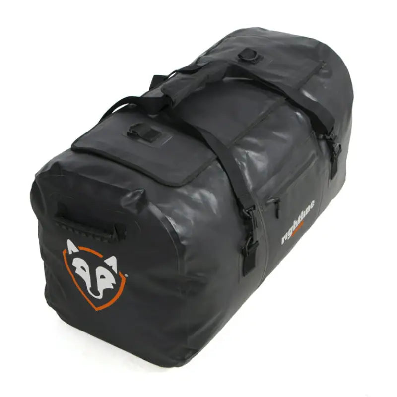 Black waterproof duffle bag for outdoor adventures in the Rightline 4X4 Duffle Bag 120L