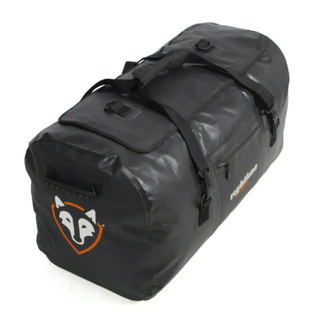 Black waterproof duffle bag for outdoor adventures in the Rightline 4X4 Duffle Bag 120L