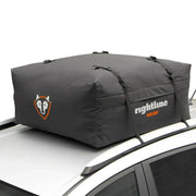 Gray car top carrier on 100R50 Rightline Range Jr for extra storage