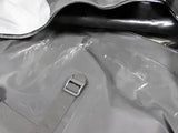 Gray duffel bag interior of 100S20 Rightline Sport 2 Car Top Carrier for extra storage
