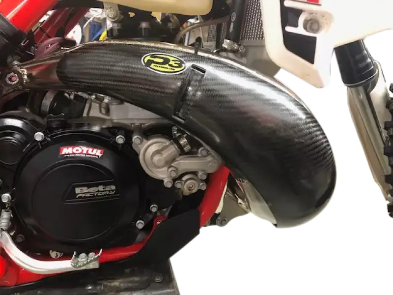 101049 P3 Pipe Guard Carbon Fiber - Exhaust