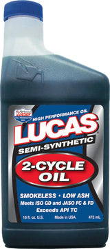 10120 Lucas Semi-Synthetic 2-Cycle Oil 16Oz 