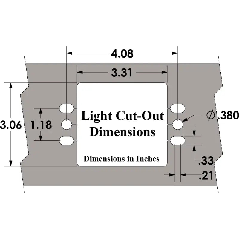 101445 Bumper Light Cover Kit 