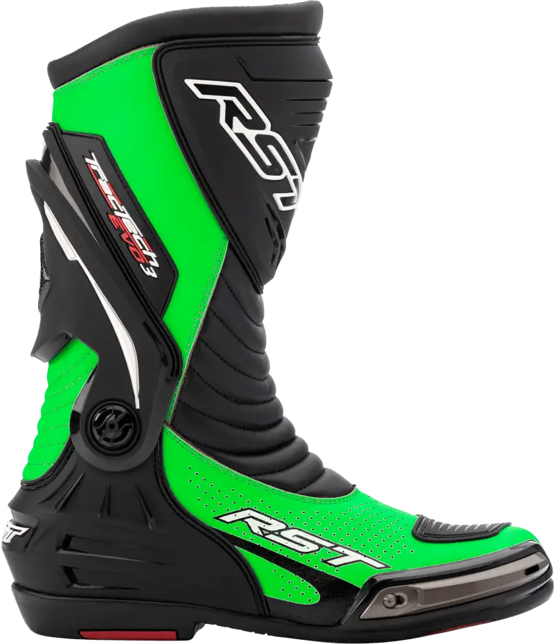 102101NEO-42 Rst Tractech Evo Iii Sport Ce Boot Neon Green / Black Sz 9 - RV and Auto Parts
