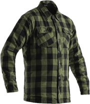 102115GRN-44 Rst Kevlar Lumberjack Ce Shirt Green Check Textile Lg - RV and Auto Parts