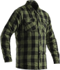 102115GRN-50 Rst Kevlar Lumberjack Ce Shirt Green Check Textile 3Xl - RV and Auto Parts