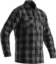 102115GRY2-40 Rst Kevlar Lumberjack Ce Shirt Grey Check Textile Sm - RV and Auto Parts